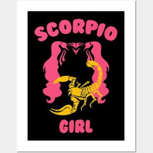 Scorpio Girl Posters and Art